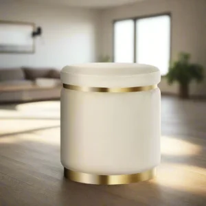 بوف تنجيد قاعدة وحزام دهبي أوف وايت